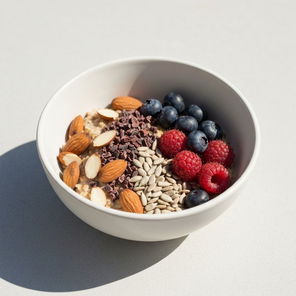 Posypka do dań - owsianka z orzechami i kakao