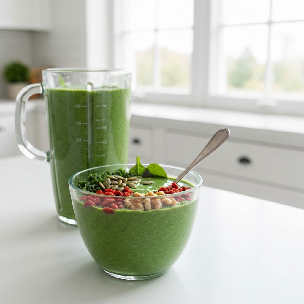 Smoothie z jarmużem i nasionami